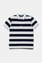 Детское хлопковое поло United Colors of Benetton хлопок тёмно-синий 39QAC301T.G.Seasonal