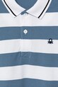 Chlapec Detská bavlnená polokošeľa United Colors of Benetton 39QAC301T.G.Seasonal modrá