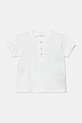 Detské pólo United Colors of Benetton s elastanom biela 3WG9A3007.W.Seasonal