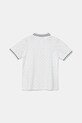 Detská bavlnená polokošeľa United Colors of Benetton 3H35C301V.G.Seasonal biela SS25