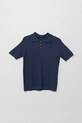 United Colors of Benetton polo din amestec de in pentru copii uni bleumarin 104NC3005.G.Seasonal