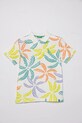 Detská bavlnená polokošeľa United Colors of Benetton bavlna biela 36Y4C301W.G.Seasonal