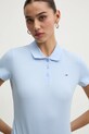 Поло Tommy Jeans блакитний DW0DW20160
