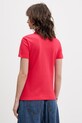 Odzież Tommy Jeans polo damskie bawełniane z elastanem DW0DW20160 czerwony