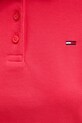 Tommy Jeans polo damskie bawełniane z elastanem DW0DW20160 czerwony