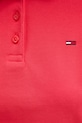 Tommy Jeans polo damskie bawełniane z elastanem DW0DW20160 czerwony