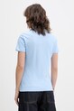 Odzież Tommy Jeans polo damskie bawełniane z elastanem DW0DW20160 niebieski