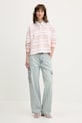 Guess Jeans longsleeve bawełniany W5RP50.KCPS1 biały SS25