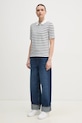 Tommy Hilfiger tricou polo WW0WW43224 alb SS25