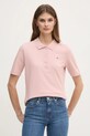 Поло Tommy Hilfiger розовый WW0WW43224