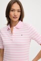 Ρούχα Πόλο Tommy Hilfiger WW0WW43224 ροζ