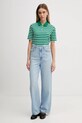 Tommy Hilfiger polo WW0WW43224 zielony AW25