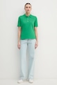 Tommy Hilfiger tricou polo WW0WW43224 verde SS25
