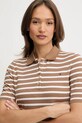 Odzież Tommy Hilfiger polo WW0WW43224 brązowy