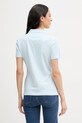 Oblačila Tommy Hilfiger polo majica ženska z bombažem WW0WW43225 modra