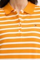 Tommy Hilfiger Polo majica ženska z bombažem WW0WW43225 oranžna