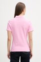 Oblečenie Tommy Hilfiger polo tričko dámske s bavlnou WW0WW43225 ružová
