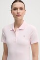 Polo majica Tommy Hilfiger roza WW0WW43225