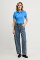 Tommy Hilfiger polo WW0WW43225 niebieski SS25