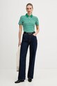 Tommy Hilfiger polo WW0WW43225 zielony SS25