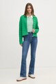 Поло Tommy Hilfiger WW0WW43225 зелений SS25