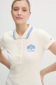 Хлопковое поло Tommy Hilfiger бежевый WW0WW43931