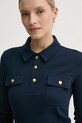 Tommy Hilfiger pamut hosszúujjú sötétkék WW0WW45308
