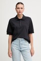 Armani Exchange polo tessuto elasticizzato blu navy XW000887.AF10819.NOS