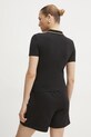 Odzież Versace Jeans Couture polo bawełniane 78HAGT00.CJ01T czarny