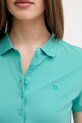 United Colors of Benetton tricou polo 3TQJD300W turcoaz