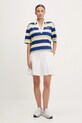 Napapijri tricou polo E-Ete NP0A4ILKSA81 bleumarin SS25