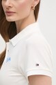 Polo tričko Tommy Hilfiger WW0WW45429 biela