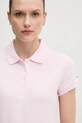 Polo tričko Tommy Hilfiger ružová WW0WW45429