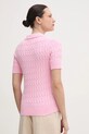 Одяг Бавовняний светр Tommy Hilfiger WW0WW45210 рожевий