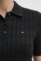 Хлопковый свитер Tommy Hilfiger WW0WW45210 чёрный