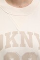 Bavlněná mikina Dkny DP5T1230 béžová