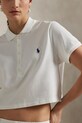 Хлопковое поло Polo Ralph Lauren белый 211965104