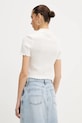 Дрехи Тениска с яка Tommy Jeans DW0DW20296 бял
