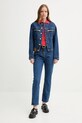 Bally polo bawełniane WJE077 czerwony SS25
