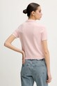 Îmbrăcăminte Guess Jeans tricou polo din amestec de lână W5GR03.Z3HO2 roz