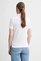 Îmbrăcăminte The Kooples polo de bumbac FPOC30011K alb