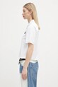 Bavlnené polo tričko Kenzo Boke Flower 2.0 FF52TS1604SB.01 biela SS25