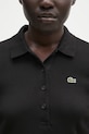 Lacoste cotton polo shirt black DF5377