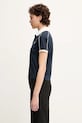 Тениска с яка adidas Originals x Sporty & Rich Polo JL7198 тъмносин SS25