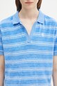 Sporty & Rich polo in cotone Src Terry blu TO001620302BL24