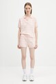 Sporty & Rich polo bawełniane Src Terry TO001620302ST65 różowy