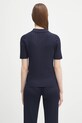 Abbigliamento Sporty & Rich polo Src Ribbed Polo WS069620305BL106 blu navy