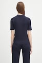 Clothing Sporty & Rich polo shirt Src Ribbed Polo WS069620305BL106 navy