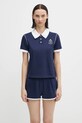 Sporty & Rich polo Crown 70S Pique z elastanem granatowy TO057621304BL107