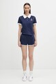 Sporty & Rich polo Crown 70S Pique TO057621304BL107 granatowy